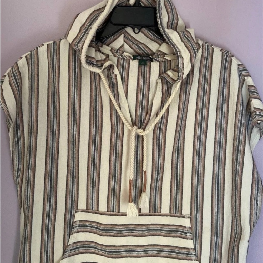 Wild Fable Striped Women Hoodie Poncho Size M - Picture 2 of 7